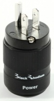 Black Rhodium USA Mains Plug - Rhodium Plated